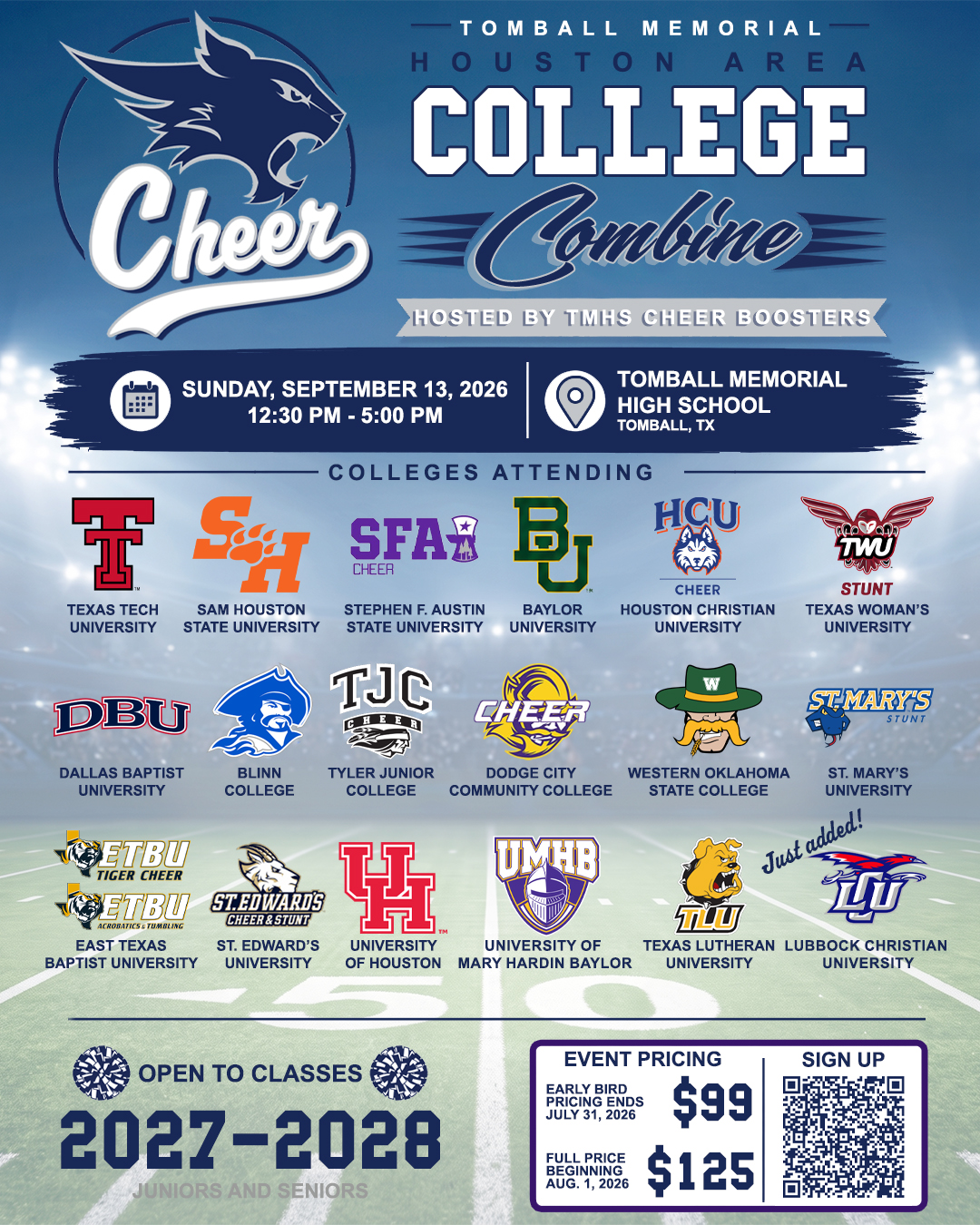 Houston Area College Combine hosted by Tomball Memorial