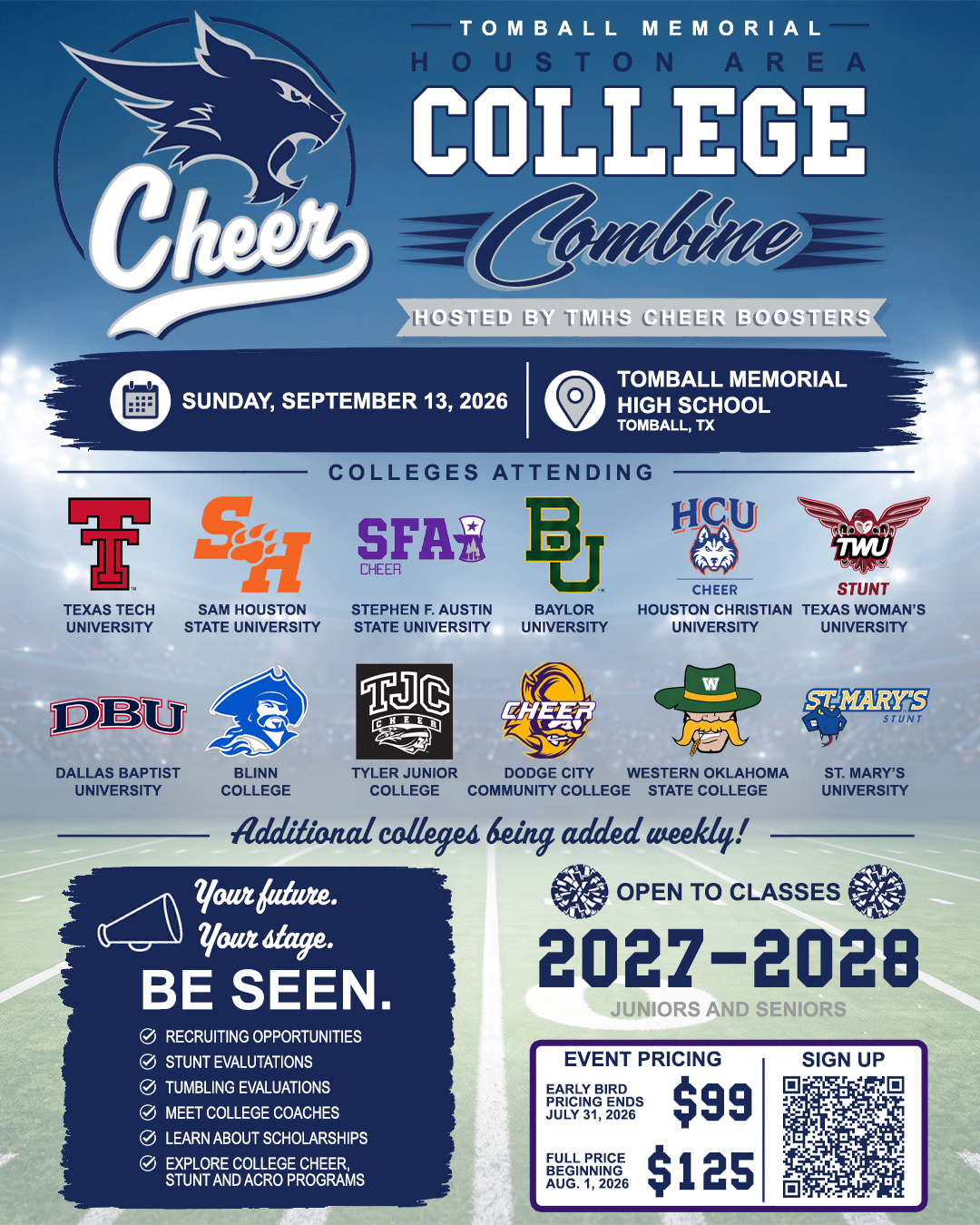 Houston Area College Combine hosted by Tomball Memorial